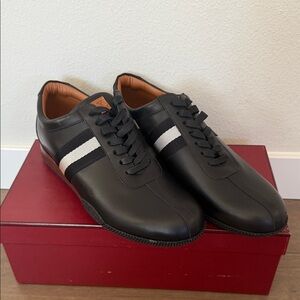 Bally Black and White Men's Sneakers